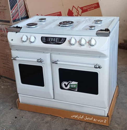 اجاق دو درب کیان توس صفحه استیل