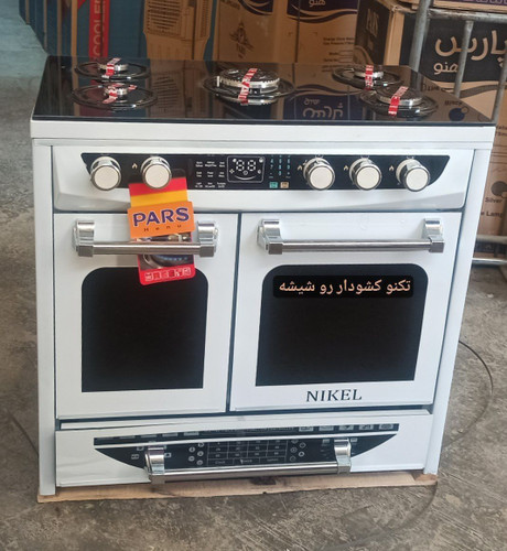 اجاق گاز طرح فر تکنو رویه شیشه